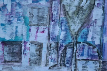 Impression græsk gård og hus, Skyrosswed